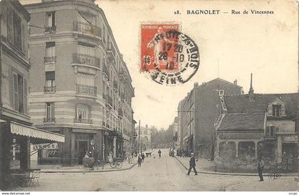 CPA Bagnolet Rue de Vincennes