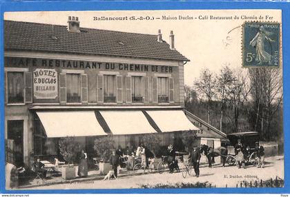 91 - Essonne - Ballancourt sur Essonne - Maison Duclos - Cafe Restaurant du Chemin de Fer (N12605)