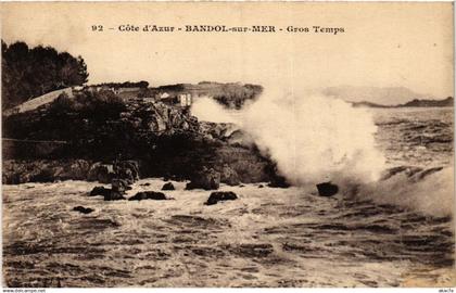 CPA BANDOL - BANDOL-sur-MER - Gros Temps (635424)