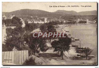 CPA Bandol sur mer Vue generale