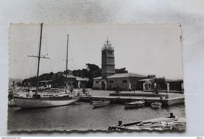 Cpsm, Bandol, ile de Bandol, le port et le musée, Var 83
