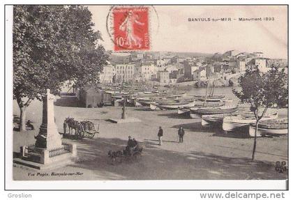 BANYULS SUR MER MONUMENT 1893 (BARQUES)