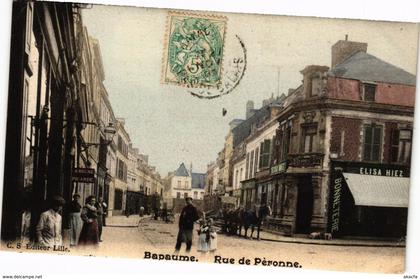 CPA BAPAUME - Rue de Péronne (220351)