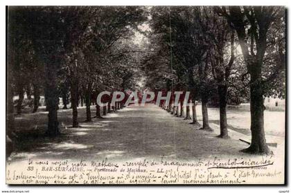 Bar sur Aube - Promenade de Mathaux - CPA
