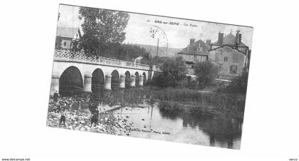 Carte Postale Ancienne de BAR SUR SEINE -Les Ponts