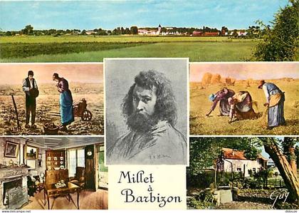Carte Postale - 77 - Barbizon - Millet à Barbizon - Multivues - Art Peinture - Carte Neuve - CPM - Voir Scans Recto-Vers