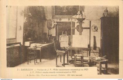 CPA Barbizon Atelier de JF Millet