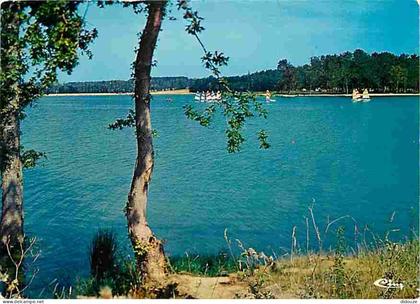Carte Postale - 32 - Barbotan les Thermes - Le Lac de L'Uby - Voile - Flamme Postale de Barbotan les Thermes - CPM - Voi