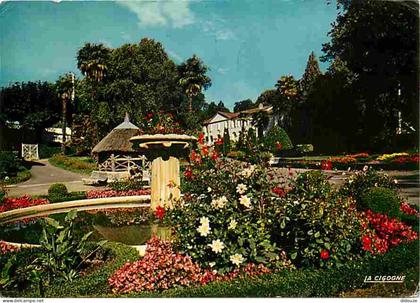 Carte Postale - 32 - Barbotan les Thermes - Le Parc - Fleurs - Flamme Postale de Barbotan les Thermes - CPM - Voir Scans