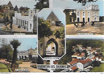 CPSM Barbotan-les-Thermes vues multiples