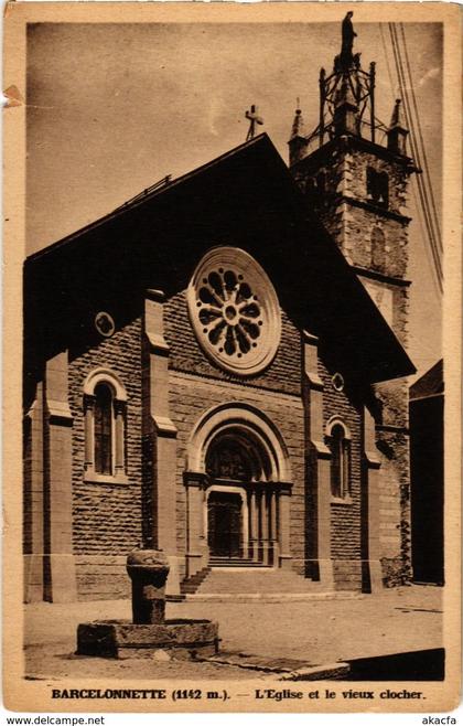 CPA Barcelonnette L’Eglise et le vieux clocher (922014)