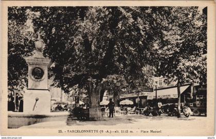 CPA BARCELONNETTE - Place Manuel (143096)