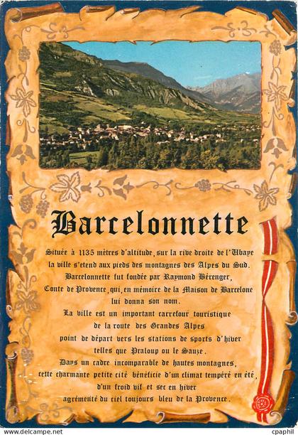 CPM Barcelonnette Alpes de Haute Provence