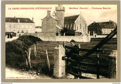 CPSM Carte Postale  France  Barfleur Pensionnat Sainte Julie  VS155ok