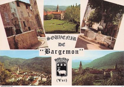Bargemon -  Multivues  - CPM °J