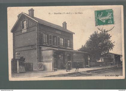 CP - 62 - Barlin - la Gare