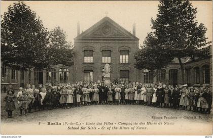 CPA BARLIN - École des Filles compagnie des Mines de NOUEX (116934)