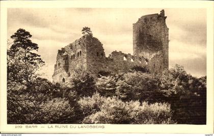 CPA Barr La Ruine Du Landsberg