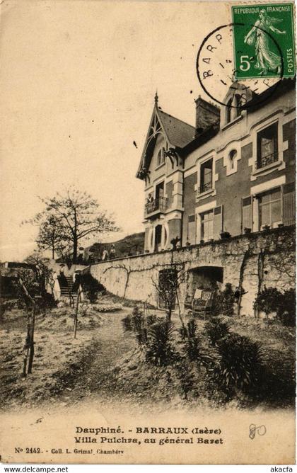 CPA Dauphiné - BARRAUX - Villa Pulchre au general Baret (433795)