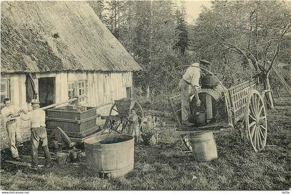 BASSE NORMANDIE - FABRICATION DU CIDRE - REPRODUCTION - CARTES D'AUTREFOIS