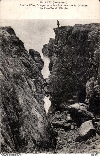 Bourg de Batz - La Venelle du Diable - CPA
