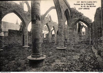 Bourg de Batz - Ruines de la Chapelle Notre Dame du Murier - CPA