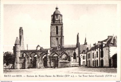 Bourg de Batz - Ruines de Notre Dame du Murier - CPA