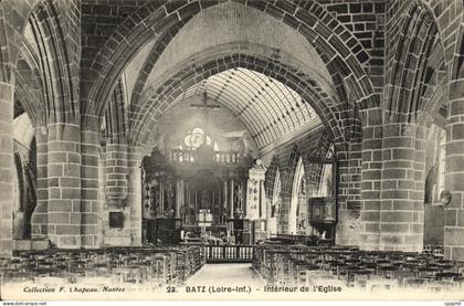 CPA Batz Interieur de L Eglise