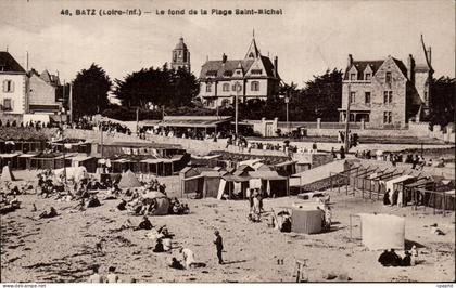 CPA Batz Le fond de la plage Saint Michel