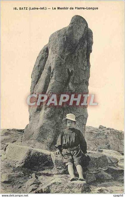 CPA Batz Loire Inf Le Menhir de Pierre Longue