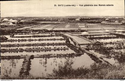 CPA Batz Vue Generale des marais salants
