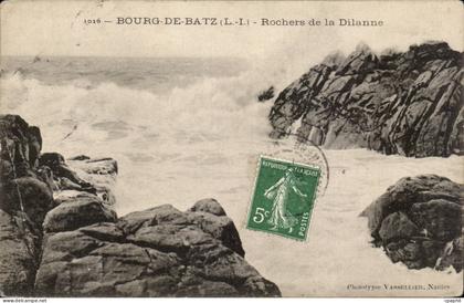 CPA Bourg de Batz Rochers de la Dilanne