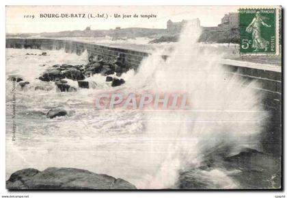 CPA Bourg De Batz Un jour de tempete
