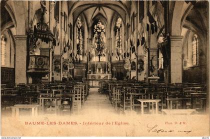 CPA BAUME-les-DAMES - Intérieur de l'Église (365977)