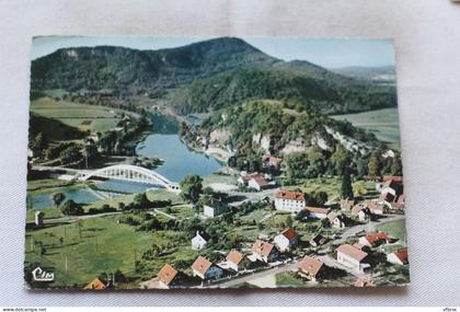 Cpm, Baume les Dames, vue générale aérienne de Cour, Doubs 25