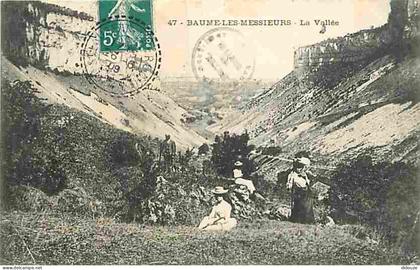 39 - Baume les Messieurs - La Vallée - Animée - CPA - Voir Scans Recto-Verso