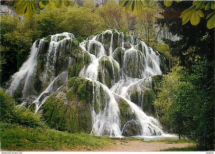 CPM Grotte de Baume les Messieurs Jura La cascade des Tufs