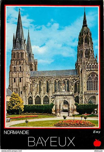 14 - Bayeux - La Cathédrale Notre Dame - Flamme Postale de Bayeux - CPM - Voir Scans Recto-Verso