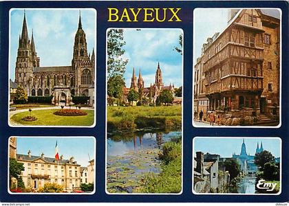 14 - Bayeux - Multivues - Flamme Postale de Bayeux - CPM - Voir Scans Recto-Verso