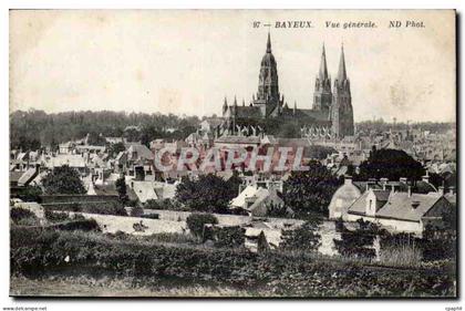 Bayeux CPA Vue generale