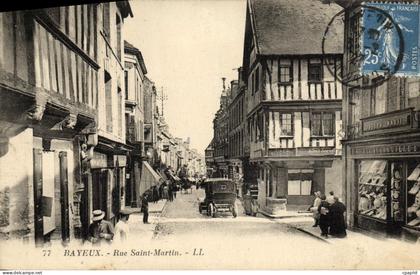 CPA Bayeux rue saint martin