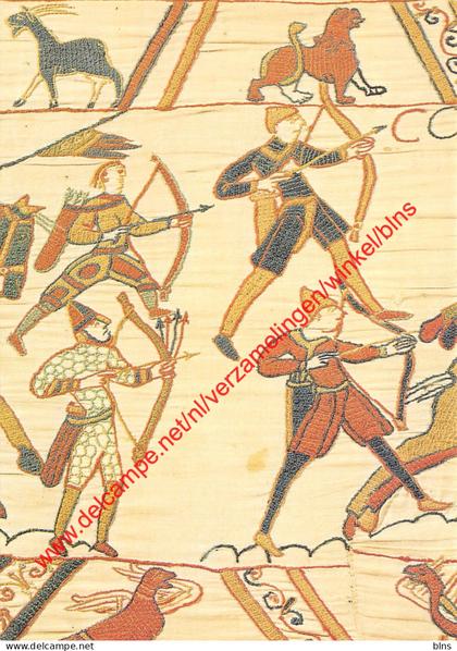 Tapisserie de Bayeux - les archers normands - Bayeux - (14) Calvados