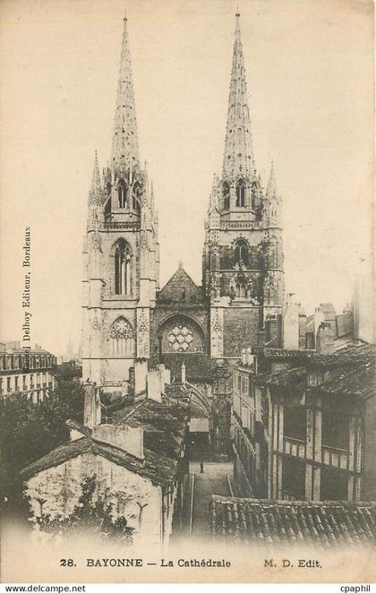 CPA Bayonne La Cathedrale