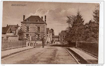 BAZANCOURT (CARTE ALLEMANDE)