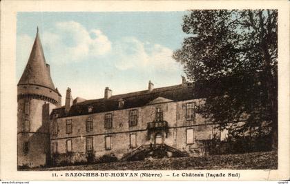 CPA Bazoches du Morvan Le Chateau