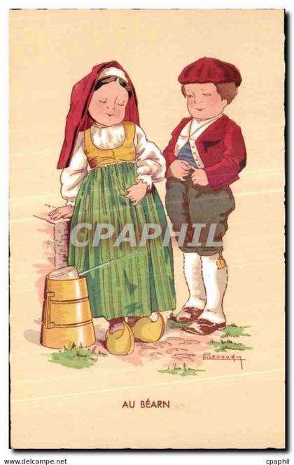CPA Au Bearn Folklore Costume Pays basque