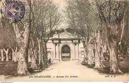 30 - Beaucaire - Avenu des Arènes - CPA - Oblitération ronde de 1929 - Voir Scans Recto-Verso