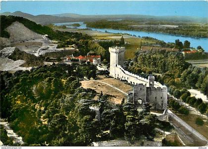 Carte Postale - 30 - Beaucaire - Le Château - Vue aérienne - Flamme Postale de Beaucaire - CPM - Voir Scans Recto-Verso