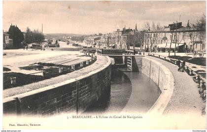 CPA  Carte postale France  Beaucaire  Ecluse du Canal de Navigation début 1900 VM64197