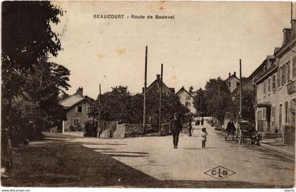 CPA BEAUCOURT - Route de Badevel (293402)